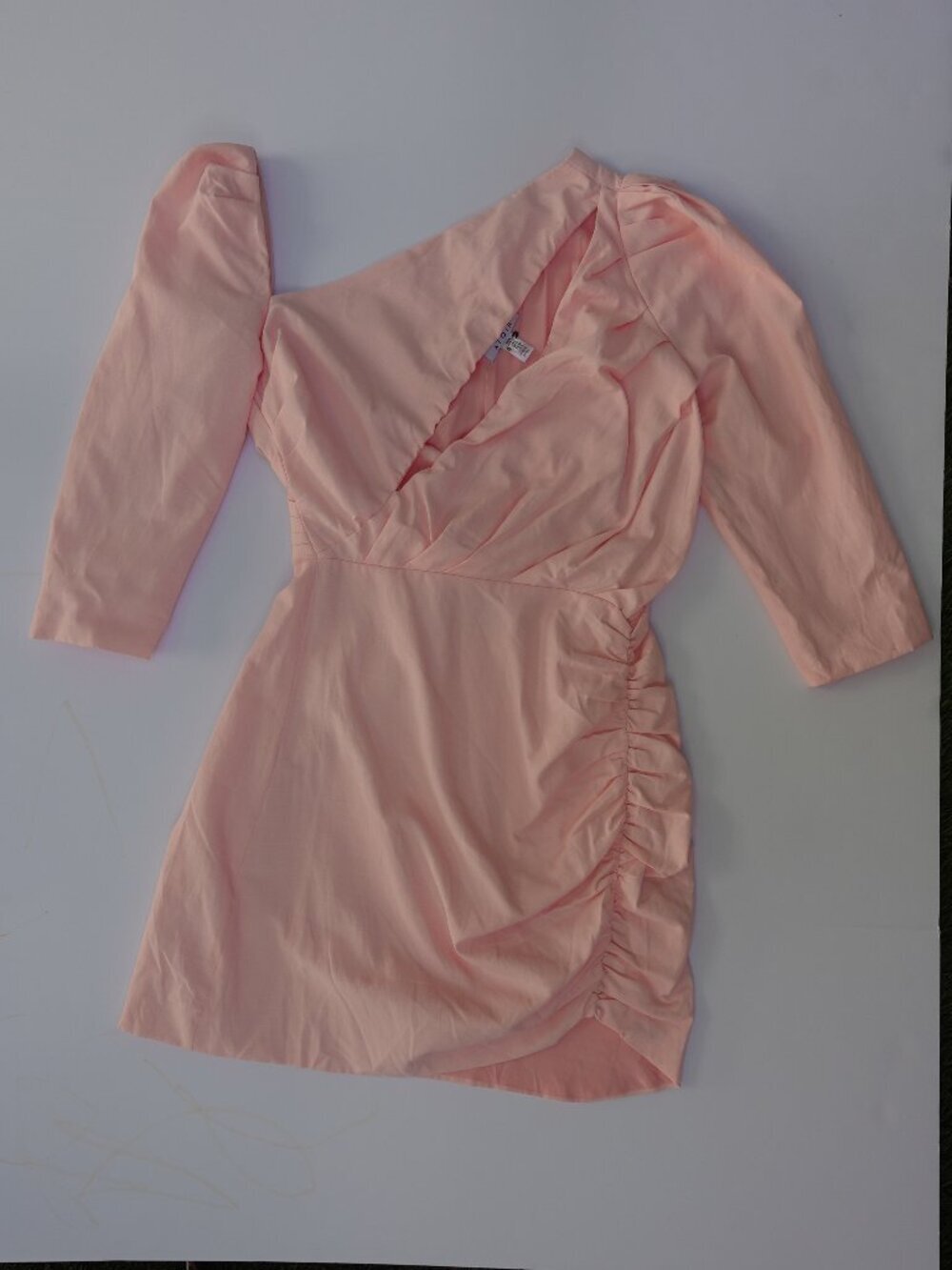 ATOIR Perfect Places Asymmetric Mini Dress pink size M 6 NEW